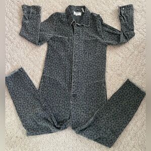 One Teaspoon leopard jumpsuit size XS